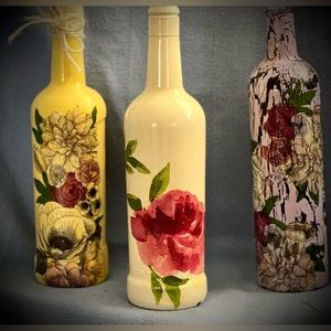 Decorated Wine Bottles